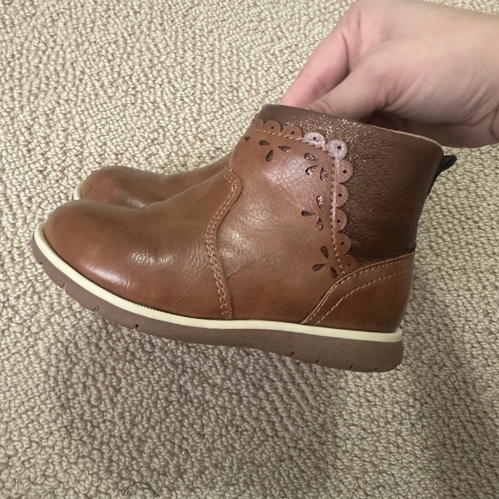 Brown Stride Rite Kids Ankle Boots